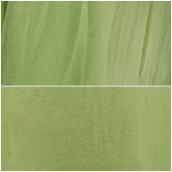 Lime green top with floral detailing - Picture 4 of 4